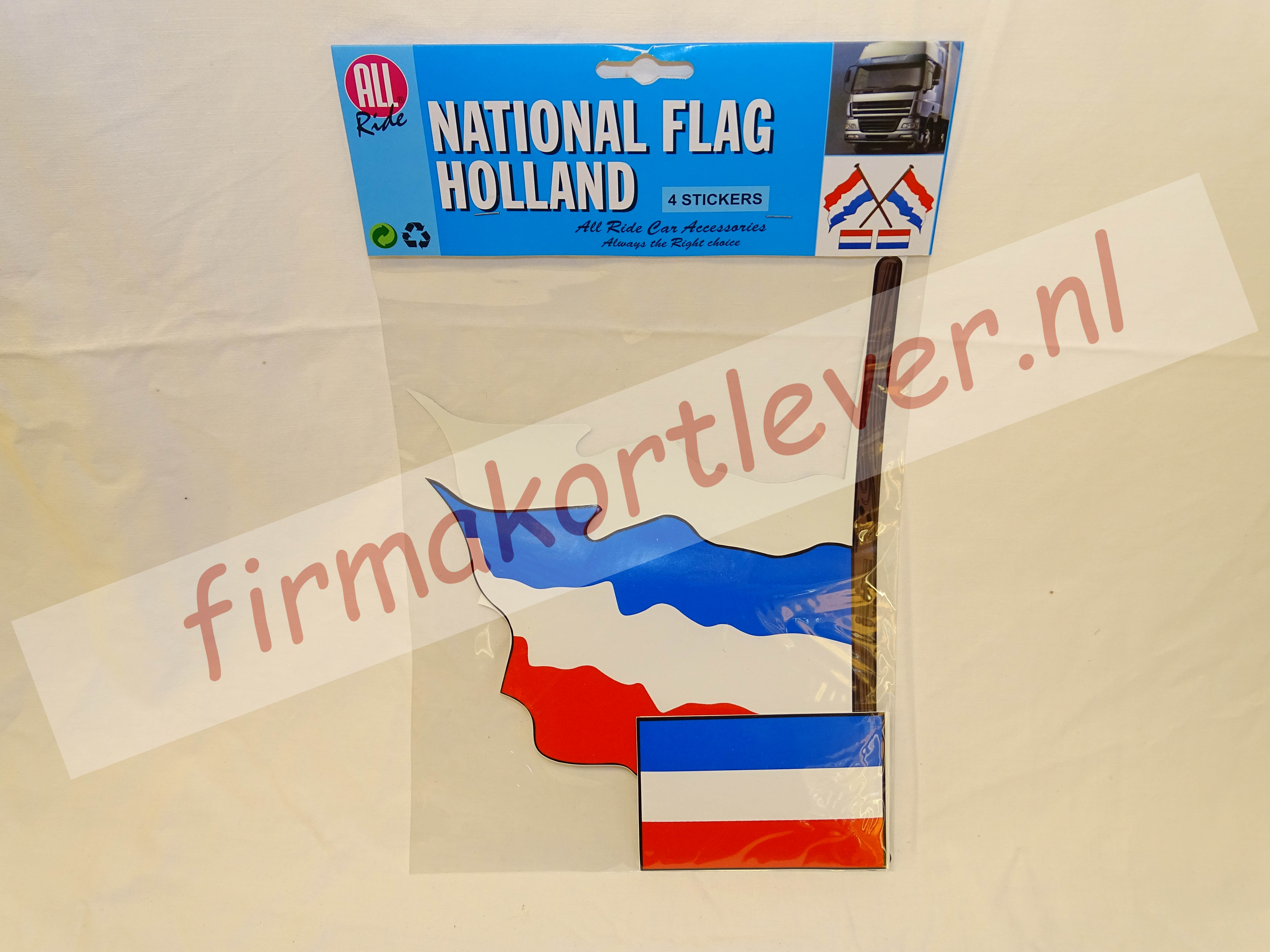 All Ride sticker Holland vlag