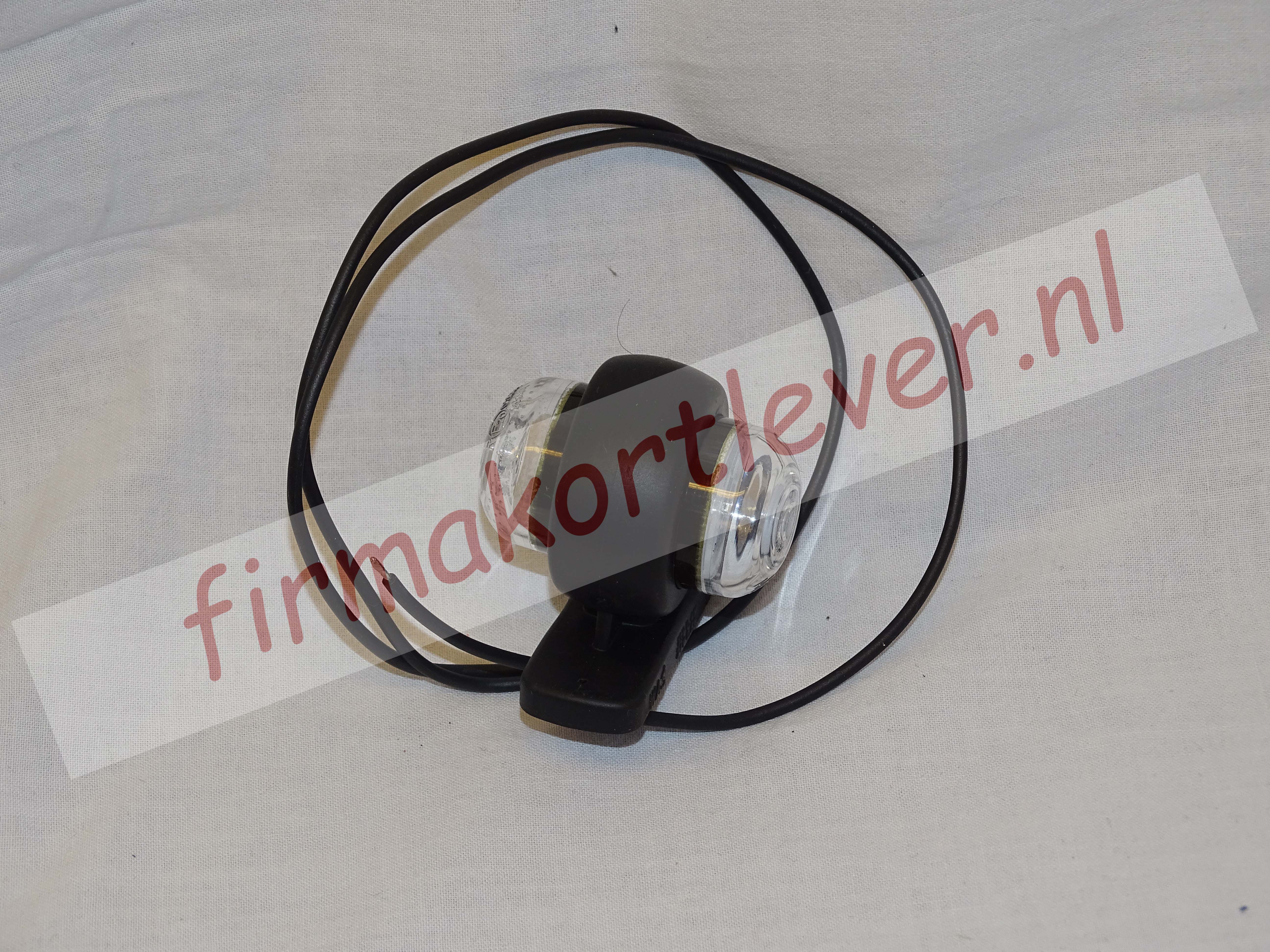 WAS Markerings-breedtelamp LED rond kort 12-24v