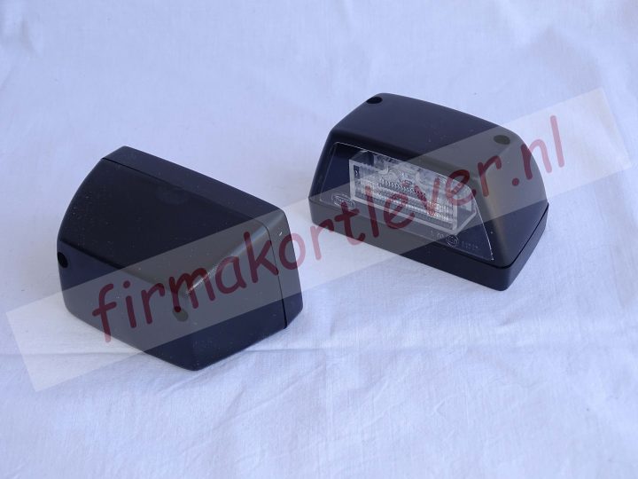 Dasteri LED kentekenverlichting zwart