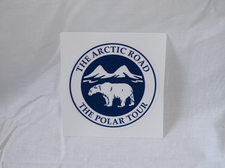 The arctic road The polar tour Sticker
