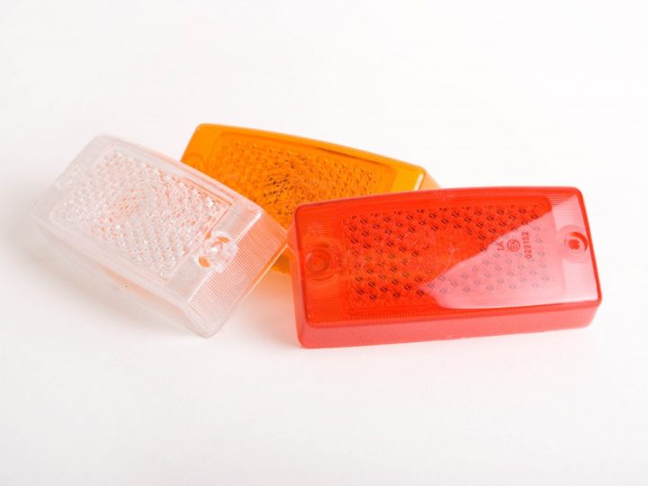 Positielamp lens diverse kleuren