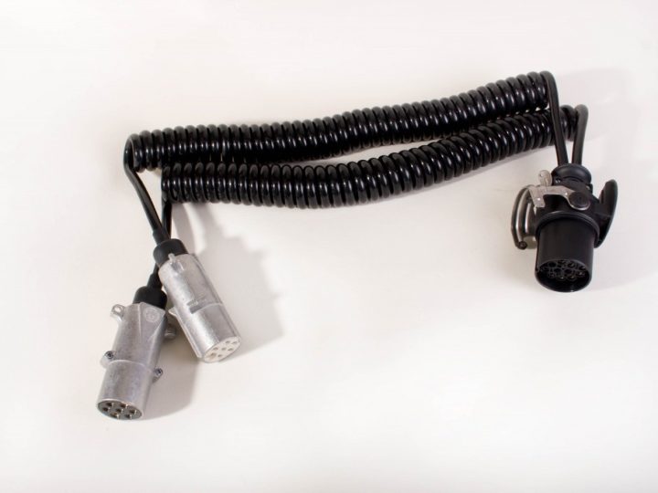 EBS adapter spiraal naar euro-assc. stekker 15 polig