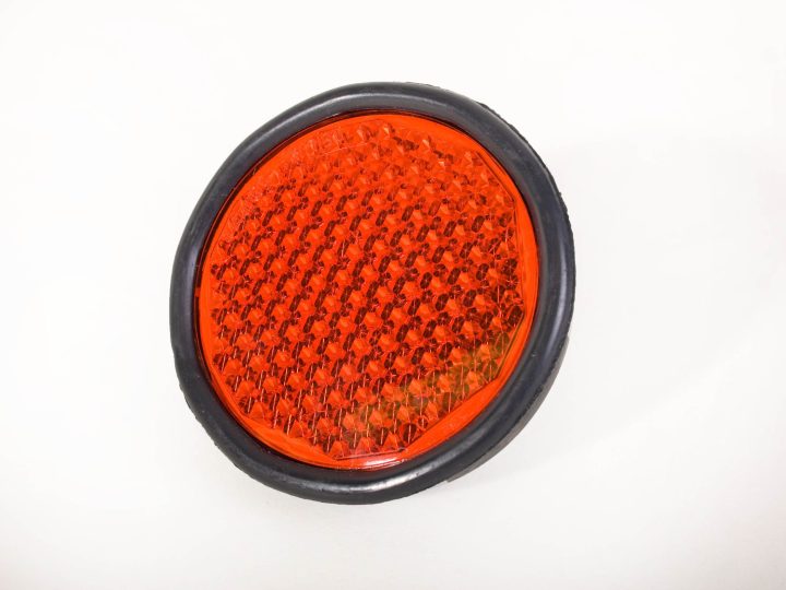 Ronde reflector rood