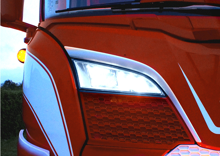 KKT DUO LED Positie licht Scania + Strobe