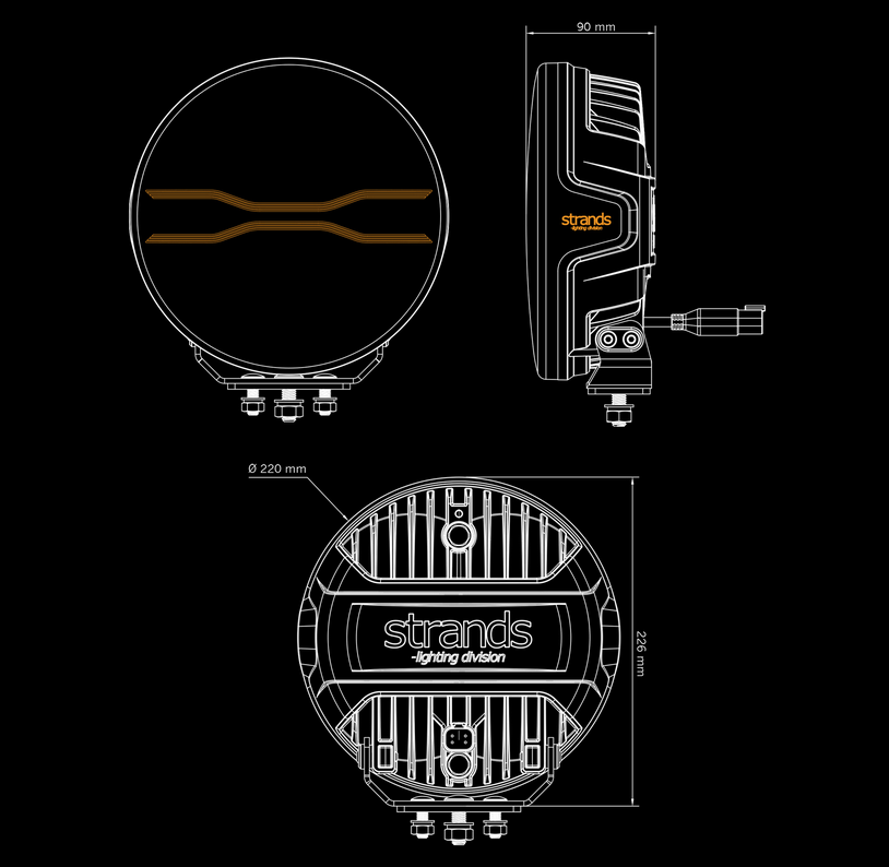 Strands FOR9T Dragon Drive Verstraler 9″ KKT