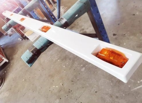 Solar Guard Sideskirt verlenger DAF met 5 dubbelbranders uitsparingen KKT