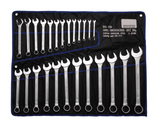 BGS steekringsleutelset 25 delig 6 t/m28+30+32mm KKT