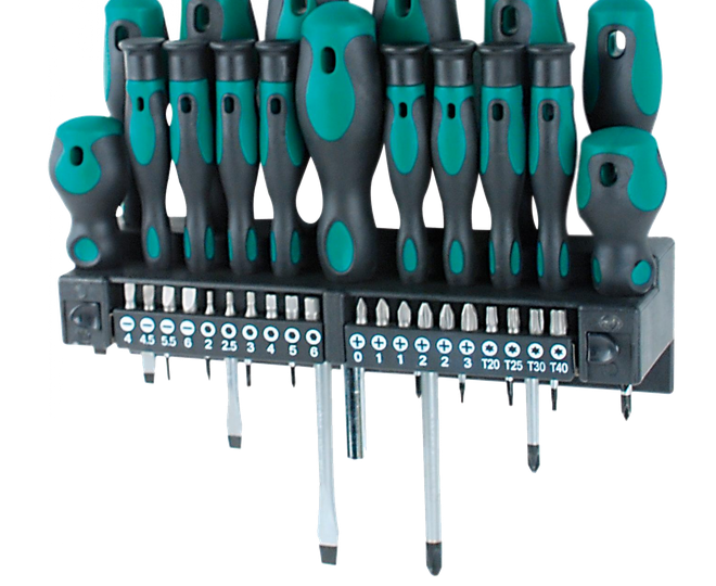 Mannesmann schroevendraaier set 37-delig KKT