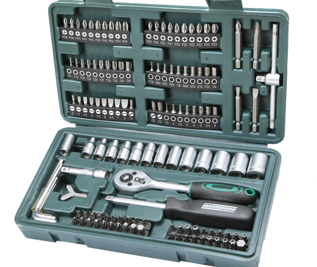 Mannesmann doppenset 1/4"130-delig MM KKT