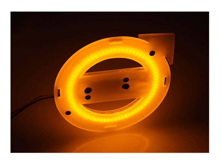 LED logo verlichting oranje VOLVO FH/FM4 24V KKT