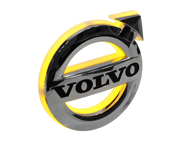 FM4B dual color LED logo verlichting 15cm KKT