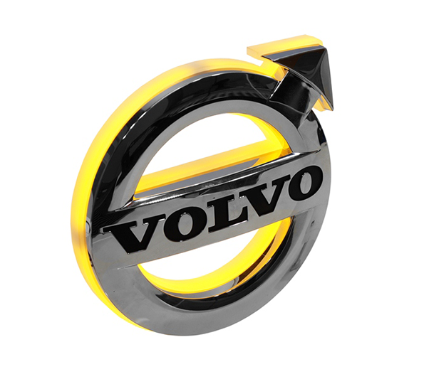 FH4B dual color LED logo verlichting 17cm KKT