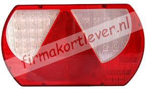 KSG achterlicht rechts LED met drieh.237x140mm 2 mtr.kabel