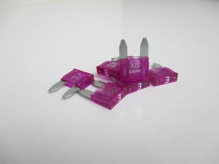 Mini steekzekering 3 Amp